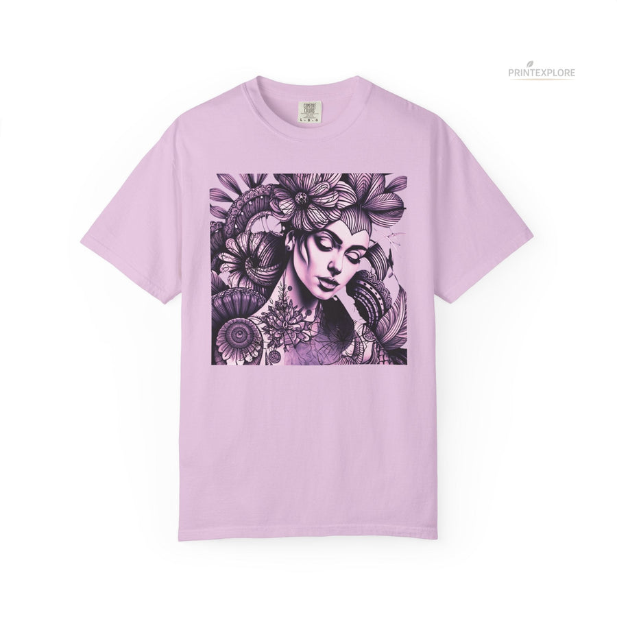 The Muse Within Artistic Cotton Tee - PRINT EXPLORE