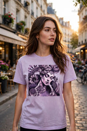 The Muse Within Artistic Cotton Tee - PRINT EXPLORE