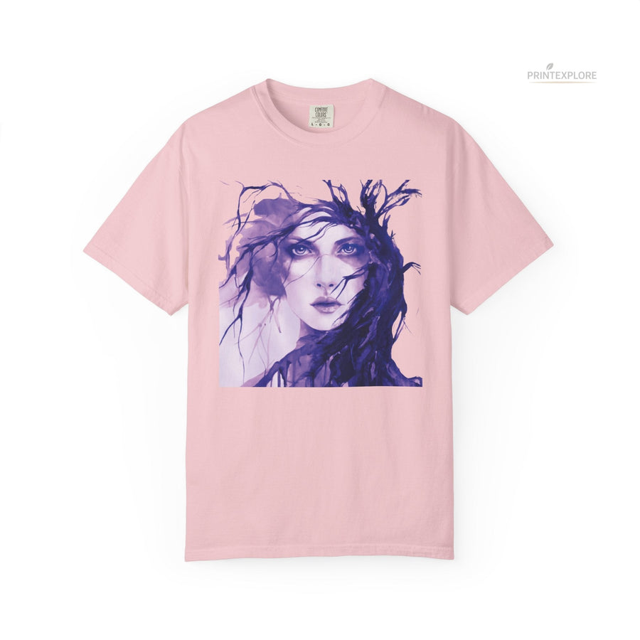 The Violet Muse | Wearable Art Graphic Tee - PRINT EXPLORE