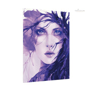 Watercolor Purple Portrait Poster | Feminine Matte Wall Art - PRINT EXPLORE