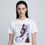 Surreal Rose Portrait Graphic T-Shirt | Wearable Art - PRINT EXPLORE