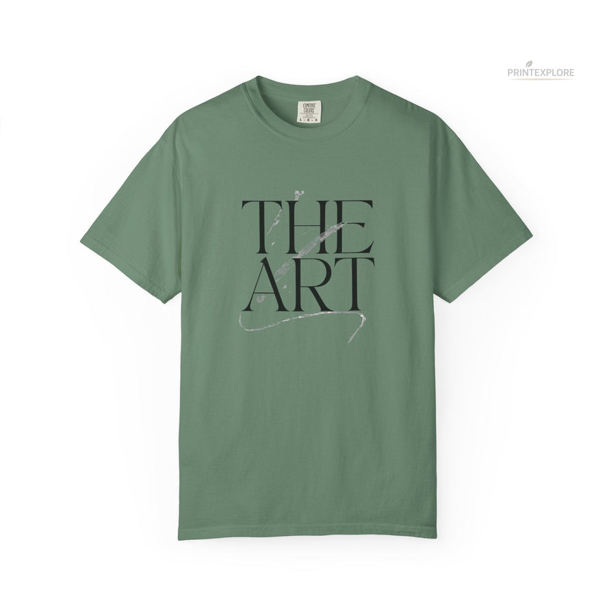The Art Comfort Colors® Minimalist Typography T-Shirt - PRINT EXPLORE