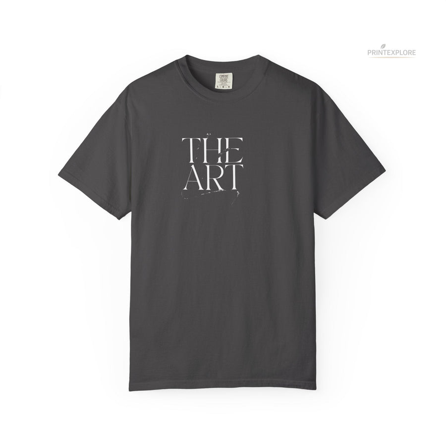 The Art Comfort Colors® Minimalist Typography T-Shirt - PRINT EXPLORE