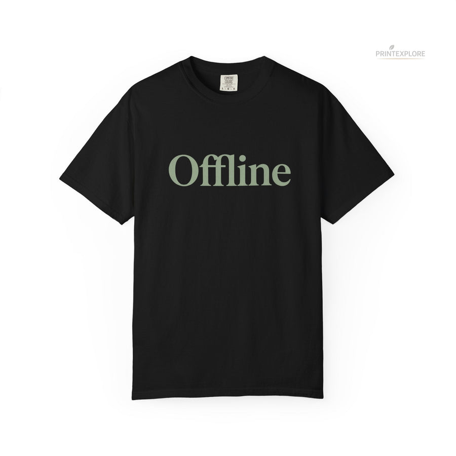 OFFLINE Wearable Art | Digital Detox Tee for Men - PRINT EXPLORE
