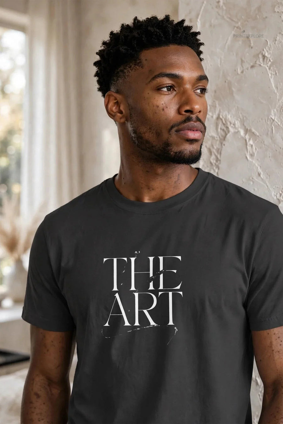 The Art Comfort Colors® Minimalist Typography T-Shirt - PRINT EXPLORE