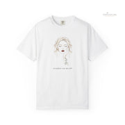 Minimalist Line Art Graphic Tee for Women | French-Inspired Design - PRINT EXPLORE