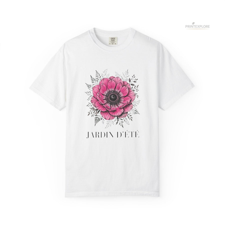 Floral Anemone-Botanical Graphic T-Shirt | PrintExplore - PRINT EXPLORE