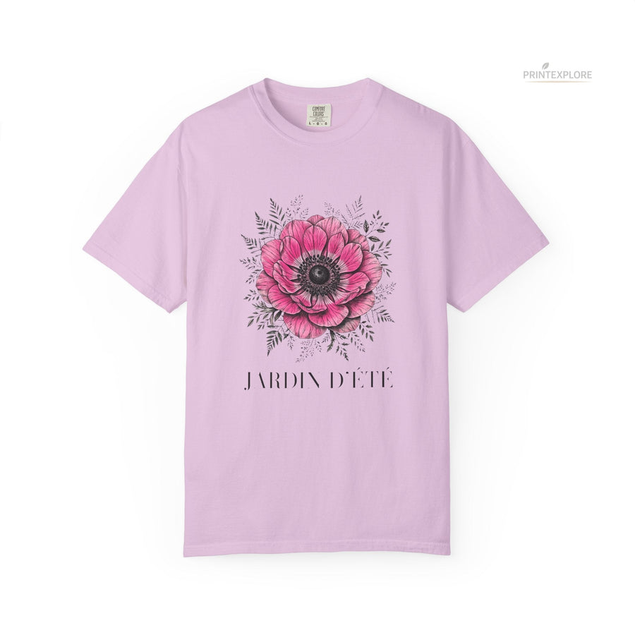 Floral Anemone-Botanical Graphic T-Shirt | PrintExplore - PRINT EXPLORE