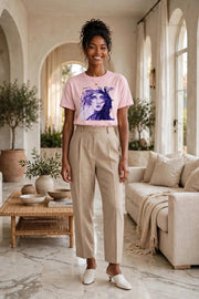 The Violet Muse | Wearable Art Graphic Tee - PRINT EXPLORE