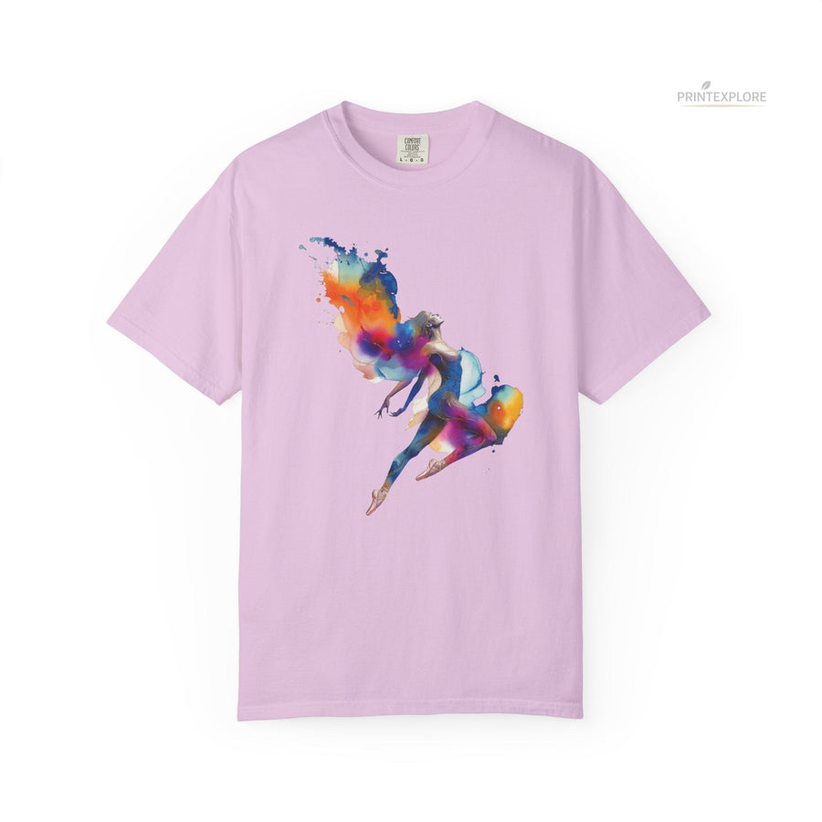 Watercolor Ballet Dancer T-Shirt - PRINT EXPLORE