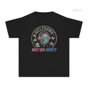 Meltdown Next Gen Anxiety Youth Vintage Graphic Shirt - PRINT EXPLORE