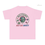 Meltdown Next Gen Anxiety Youth Vintage Graphic Shirt - PRINT EXPLORE
