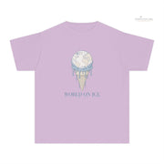 Youth World on Ice Midweight Artistic Kids Graphic T-Shirt - PRINT EXPLORE