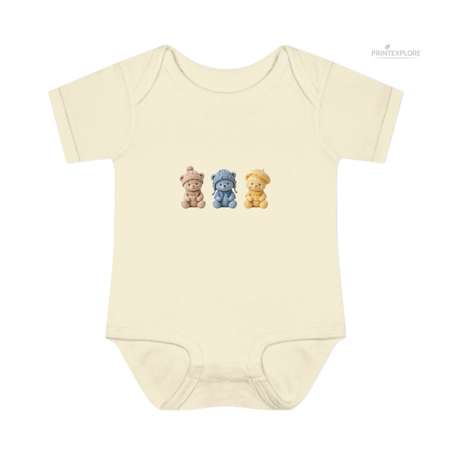 Lovely Bears Infant Bodysuit - PRINT EXPLORE
