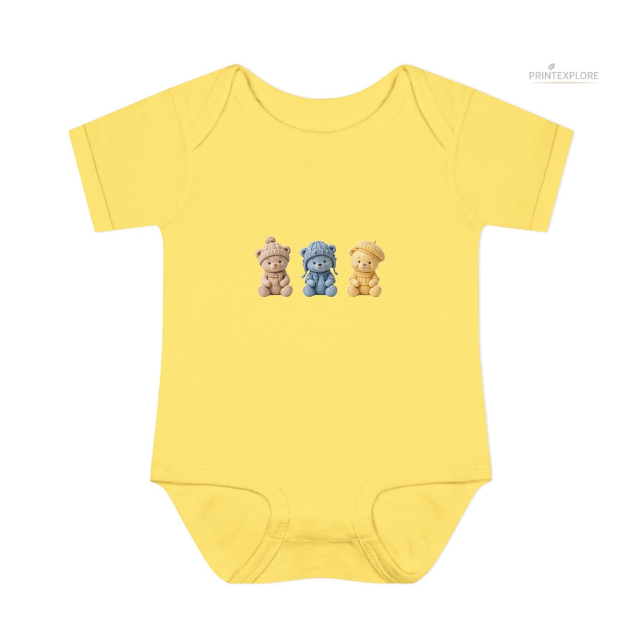 Lovely Bears Infant Bodysuit - PRINT EXPLORE