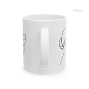Feminine Line Art Coffee Mug 11oz| RÊVERIE - PRINT EXPLORE