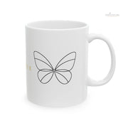 Feminine Line Art Coffee Mug 11oz| RÊVERIE - PRINT EXPLORE