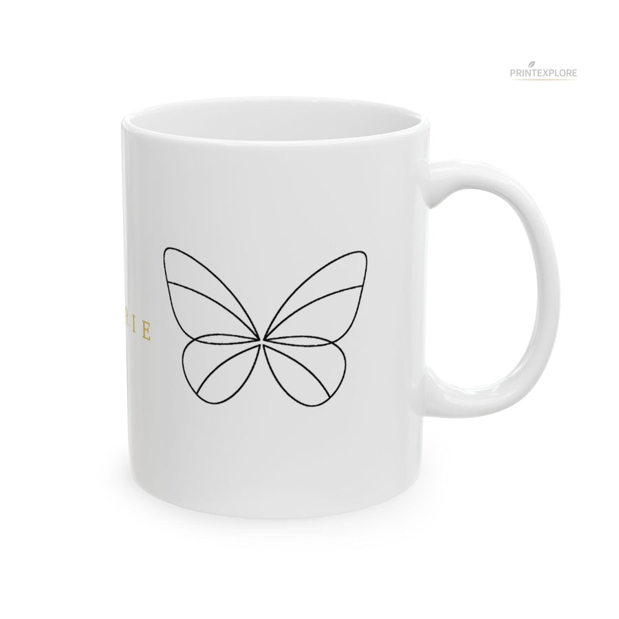 Feminine Line Art Coffee Mug 11oz| RÊVERIE - PRINT EXPLORE