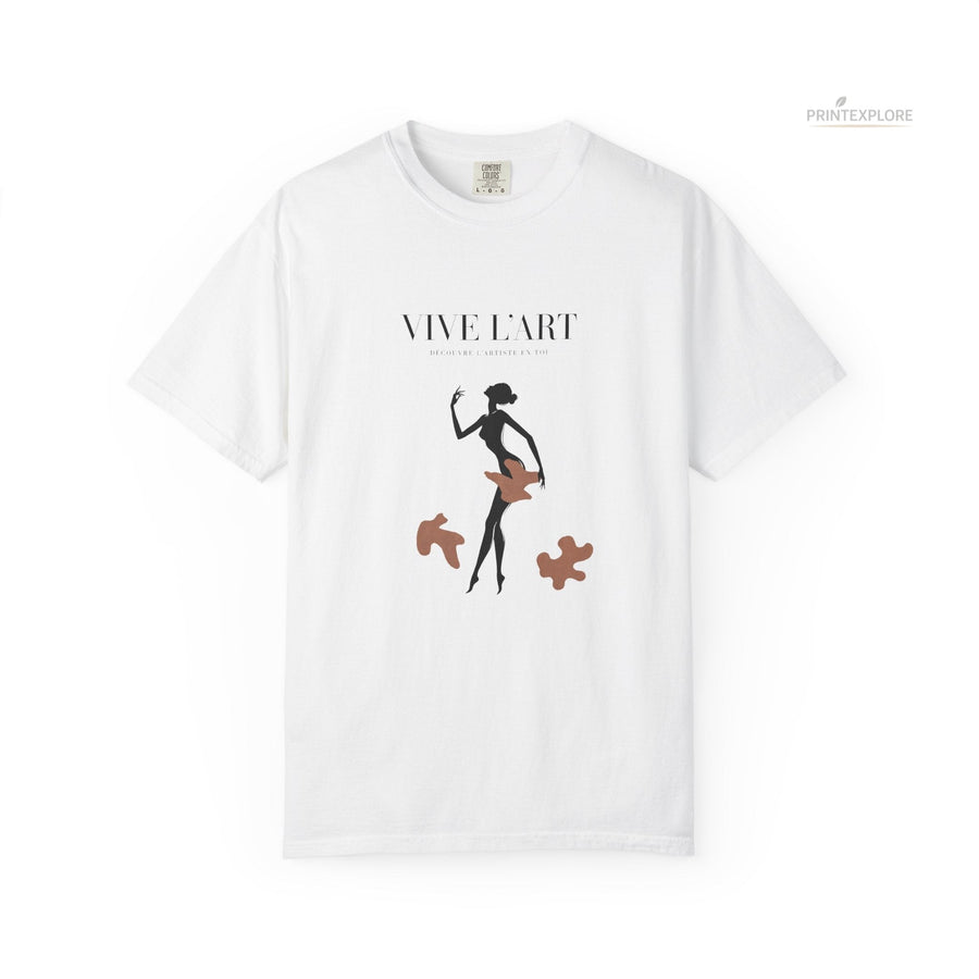Vive L’Art Botanical Silhouette T-Shirt - PRINT EXPLORE