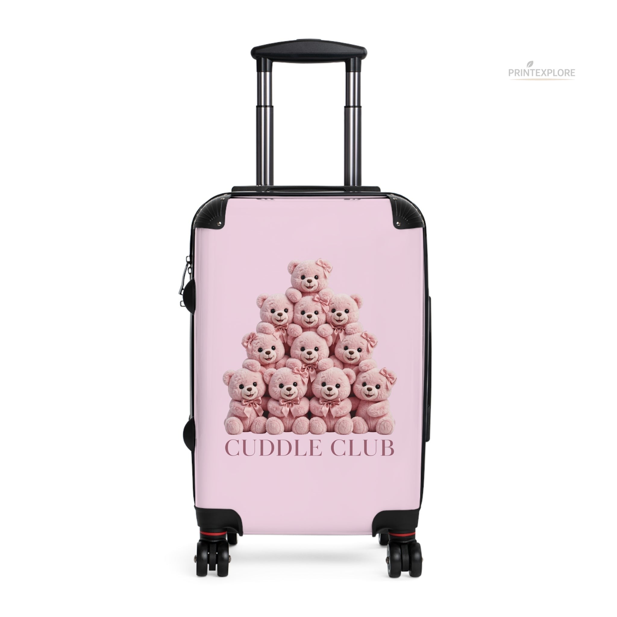 Cuddle Club Bear Family Custom Suitcase - PRINT EXPLORE