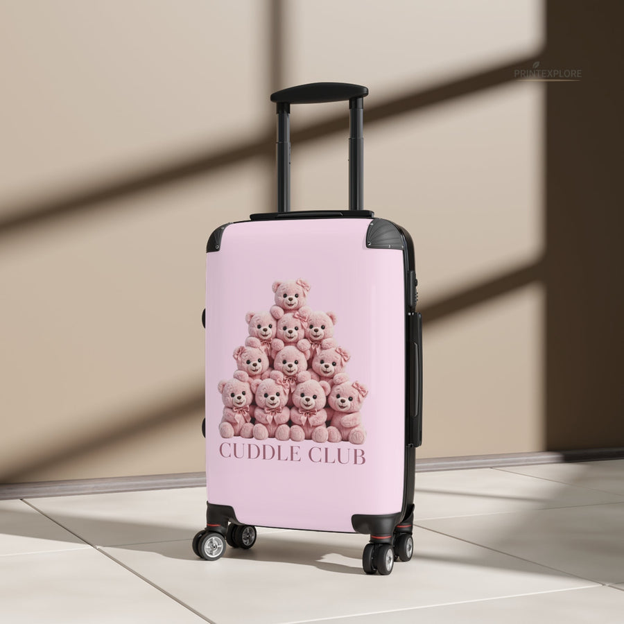 Cuddle Club Bear Family Custom Suitcase - PRINT EXPLORE