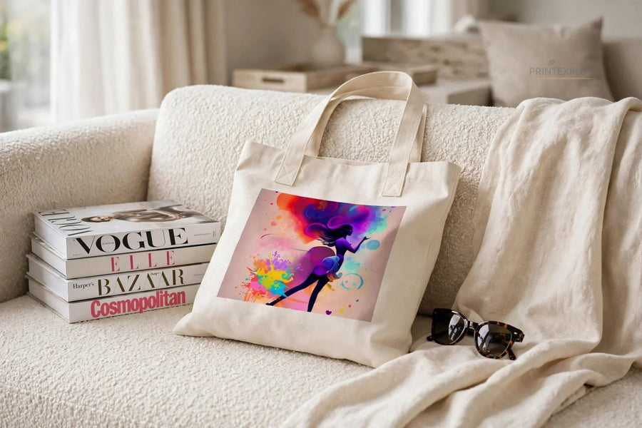 Organic Canvas Tote Bag - PRINT EXPLORE