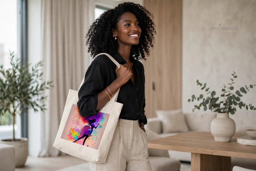 Organic Canvas Tote Bag - PRINT EXPLORE
