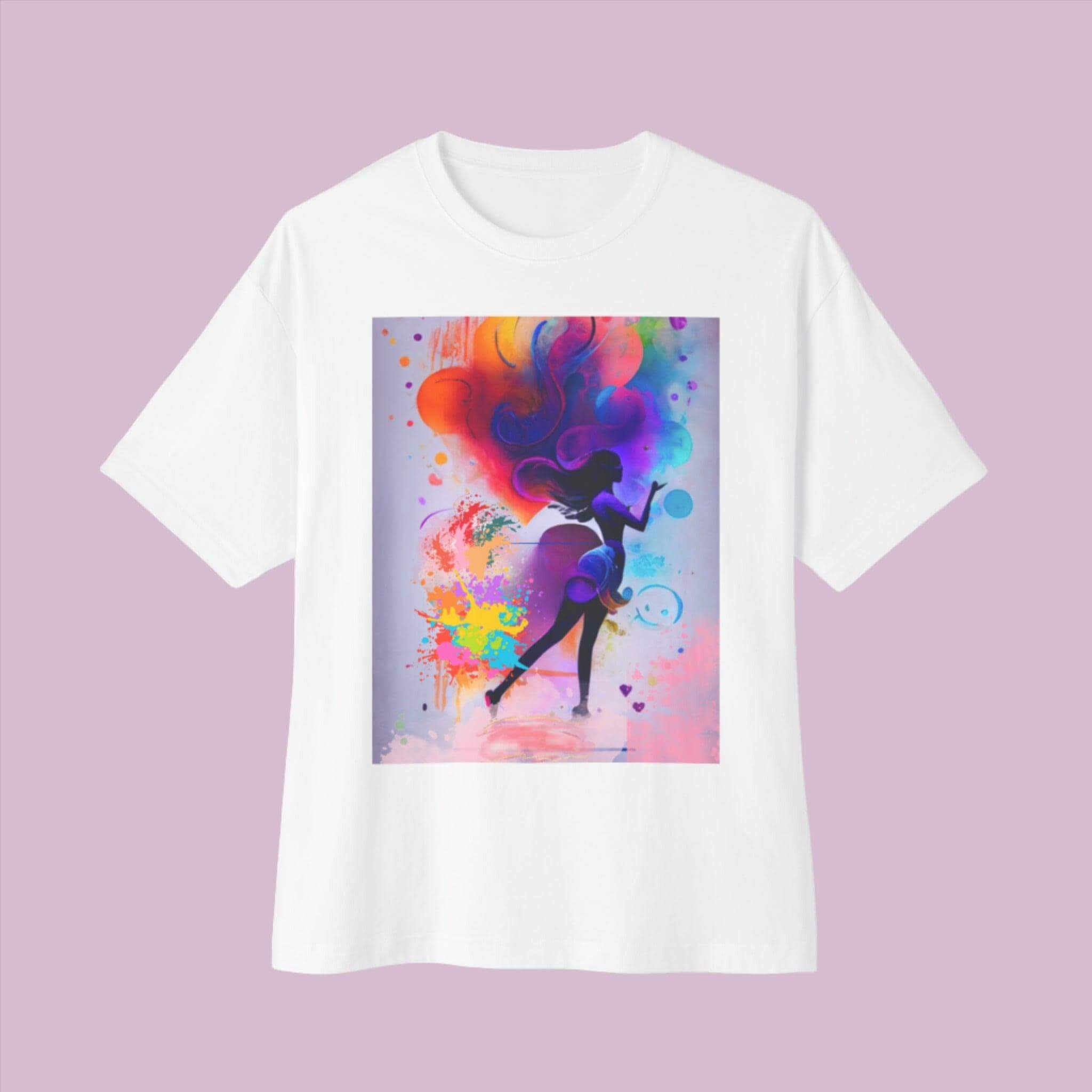 Women’s Boxy T-Shirt - PRINT EXPLORE