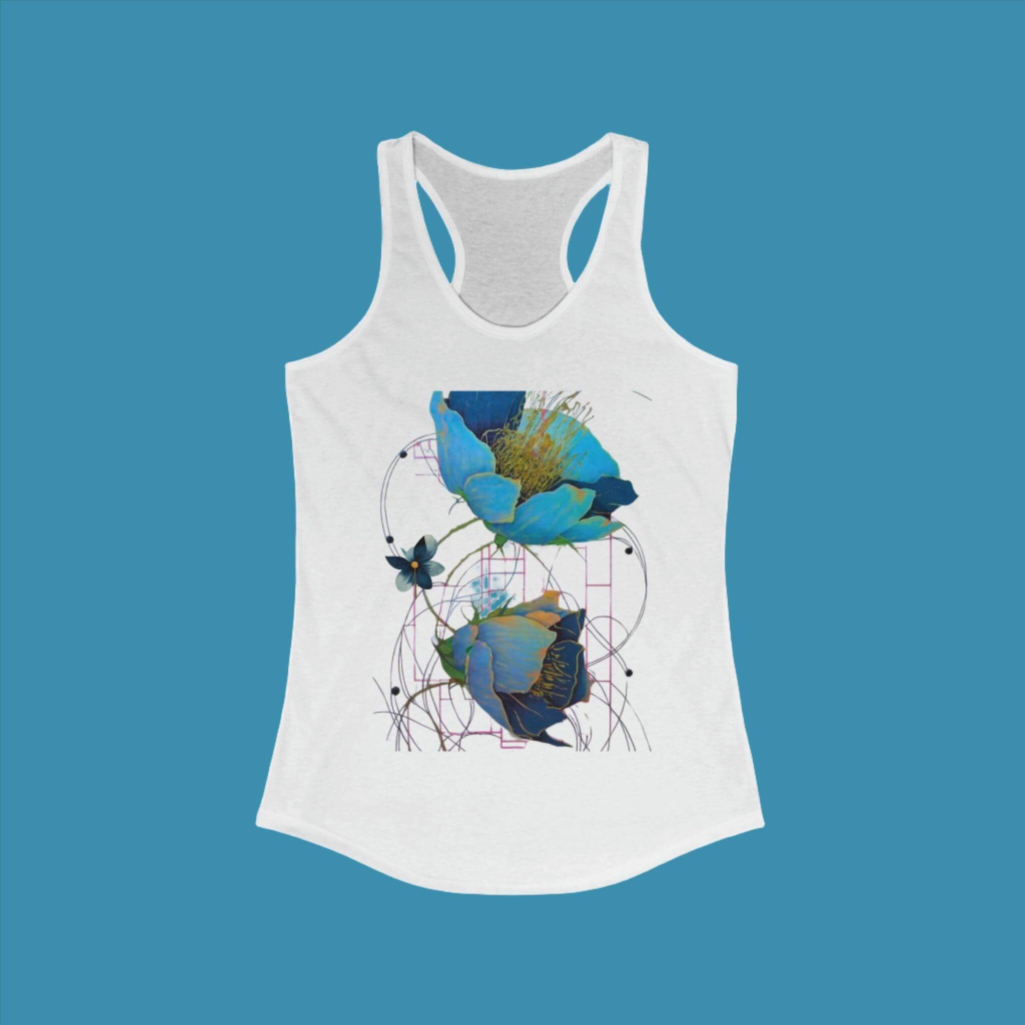 Womens Ideal Racerback Tank - PRINT EXPLORE